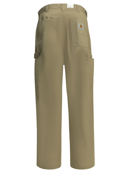 Carhartt Wip "Postal Single Knee" Work Pants - Beige
