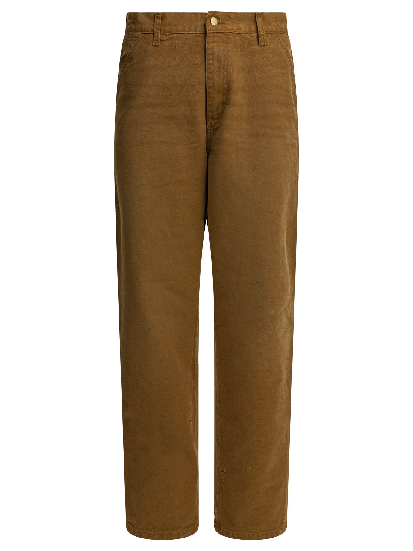 Carhartt Wip "Single Knee Pant" Work Pants - Brown