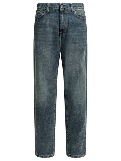 Carhartt Wip "Aaron" Wide leg jeans - Blue