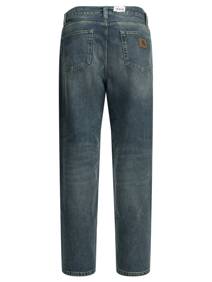 Carhartt Wip "Aaron" Wide leg jeans - Blue