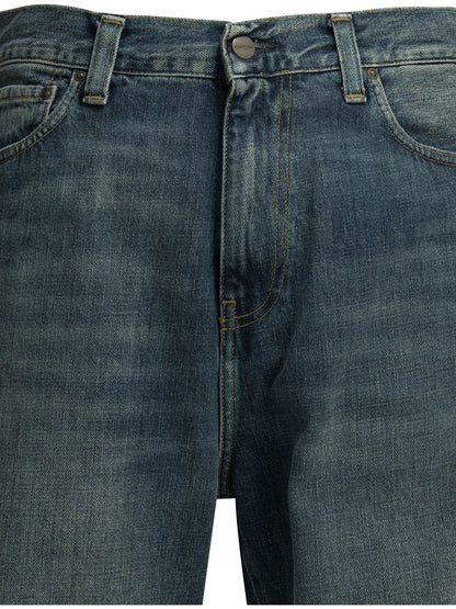 Carhartt Wip "Aaron" Wide leg jeans - Blue