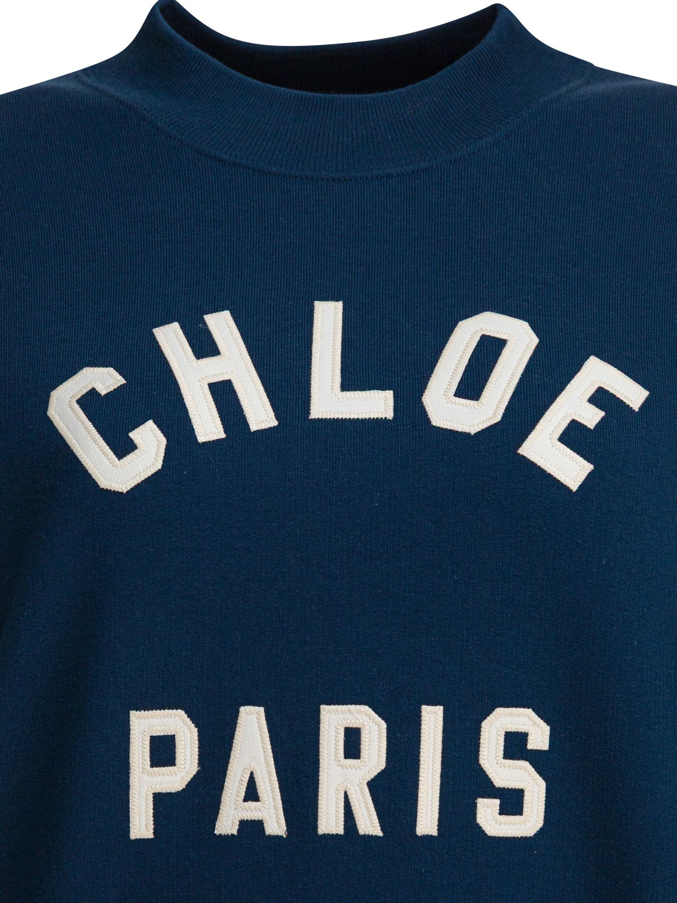 Chloé Sweatshirt with logo - Blue
