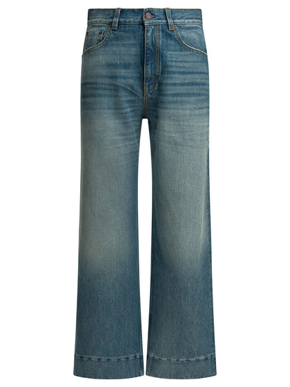Chloé Short wide leg jeans - Blue