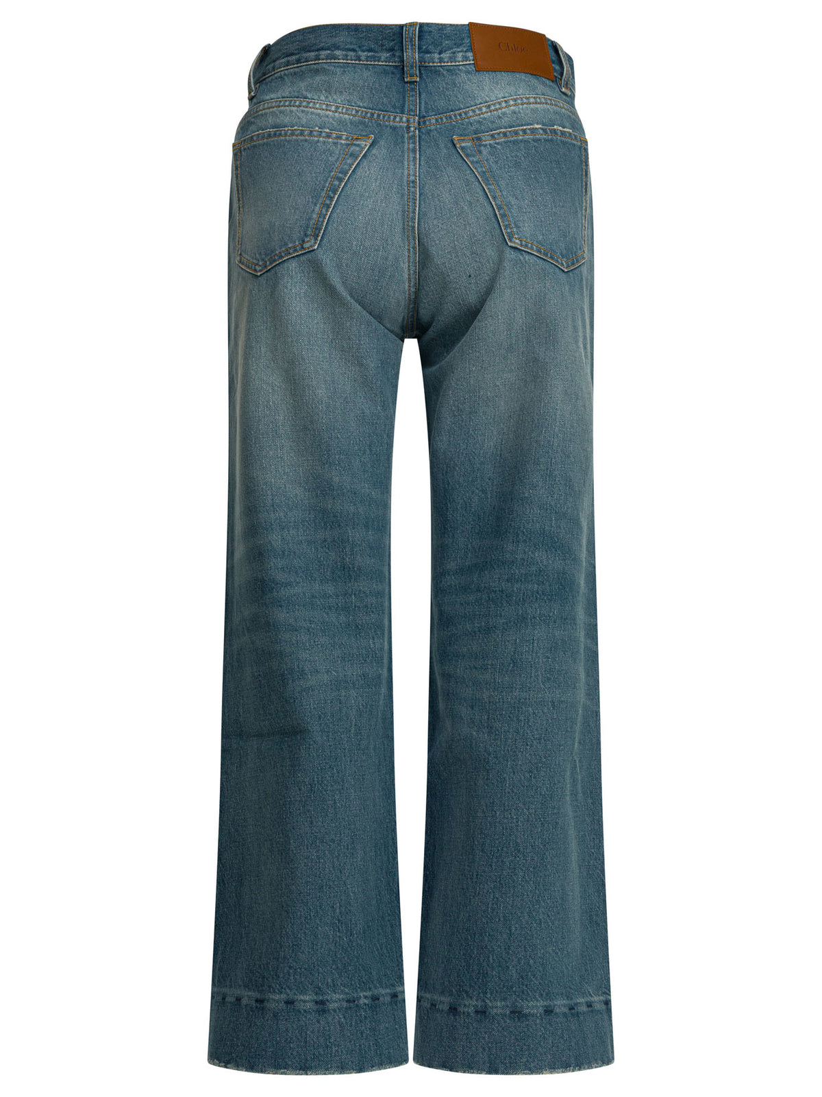 Chloé Short wide leg jeans - Blue