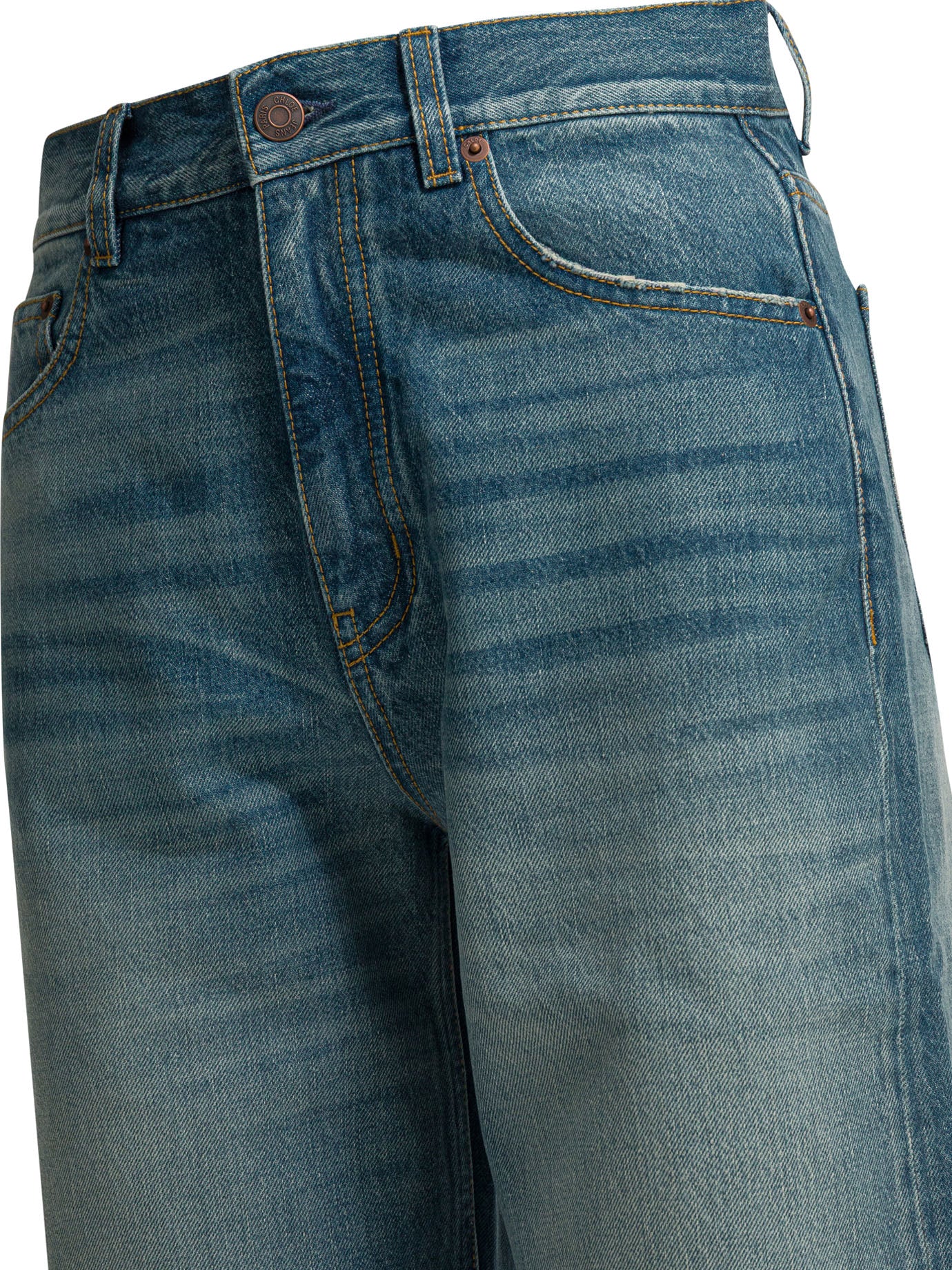 Chloé Short wide leg jeans - Blue