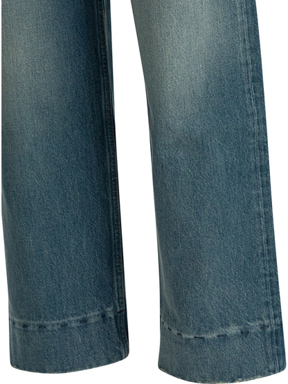 Chloé Short wide leg jeans - Blue