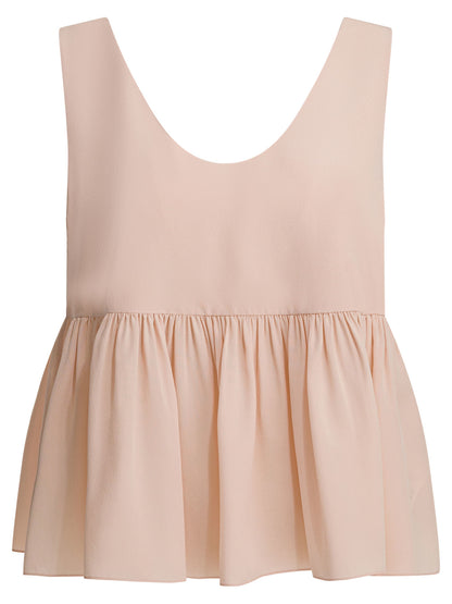 Chloé Silk crepe de chine top - Pink