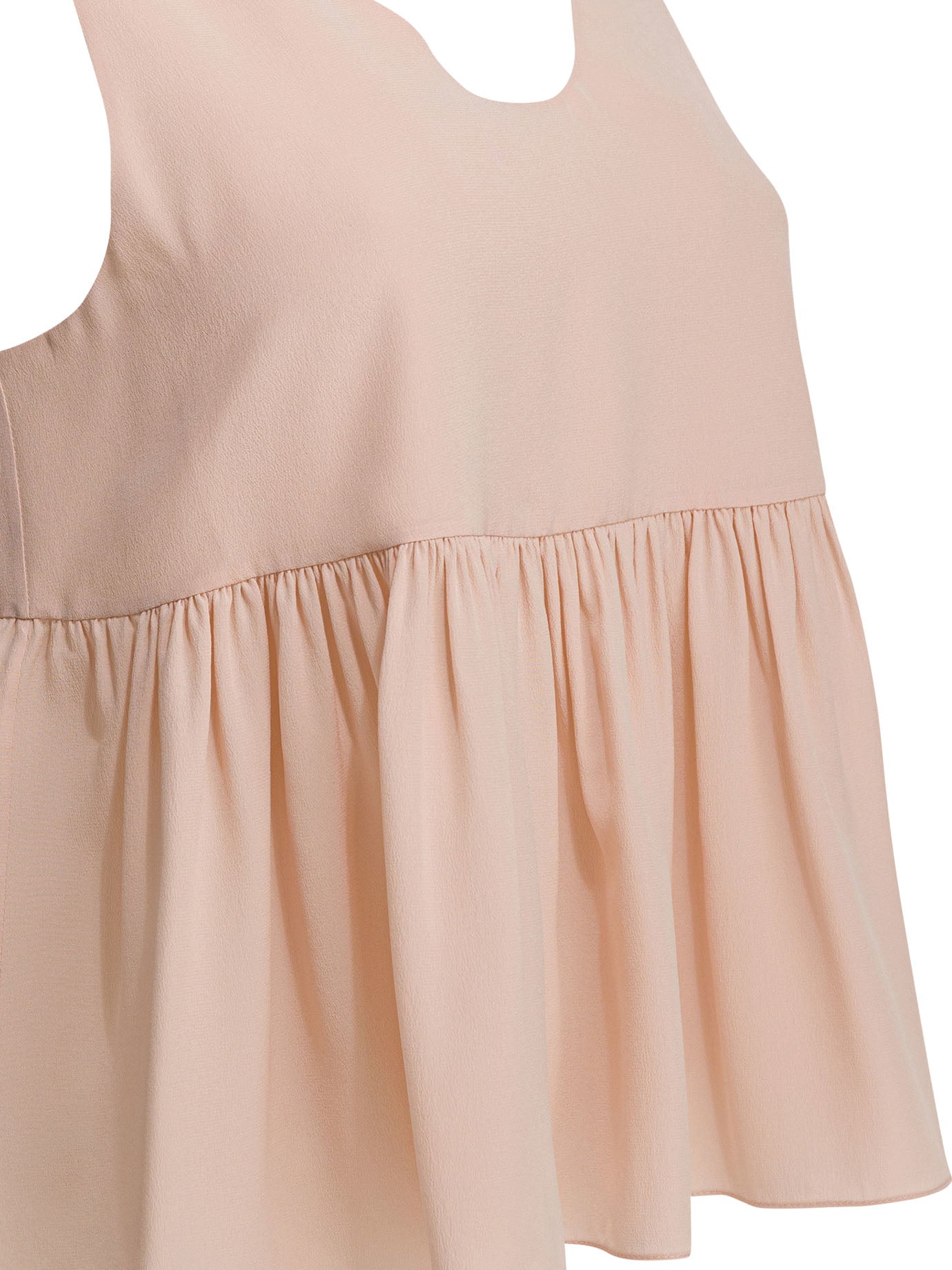 Chloé Silk crepe de chine top - Pink