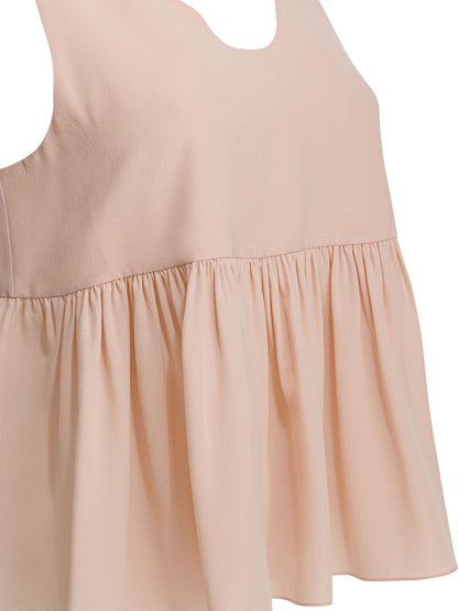 Chloé Silk crepe de chine top - Pink