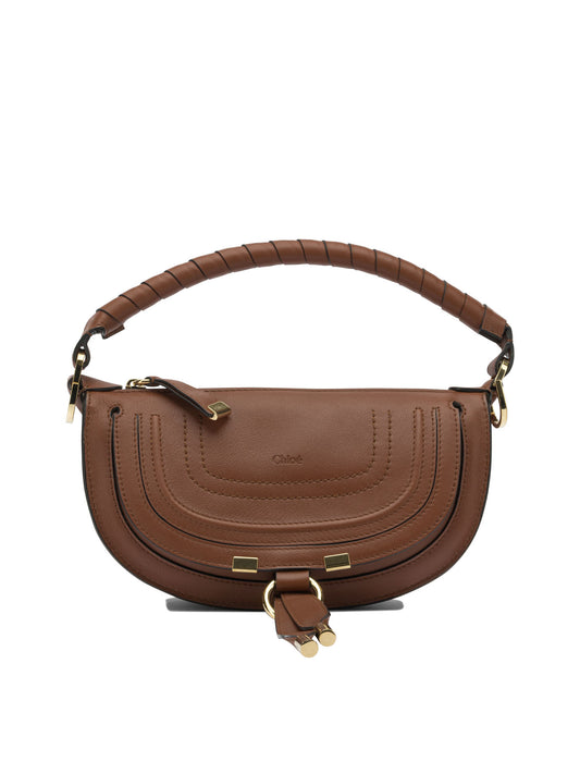 Chloé Small "Marcie" shoulder bag - Brown