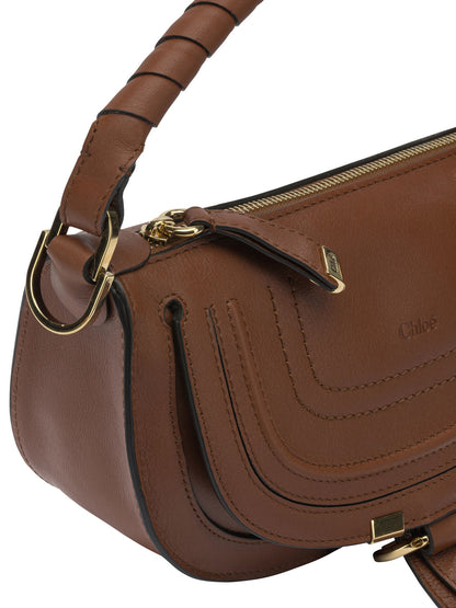 Chloé Small "Marcie" shoulder bag - Brown