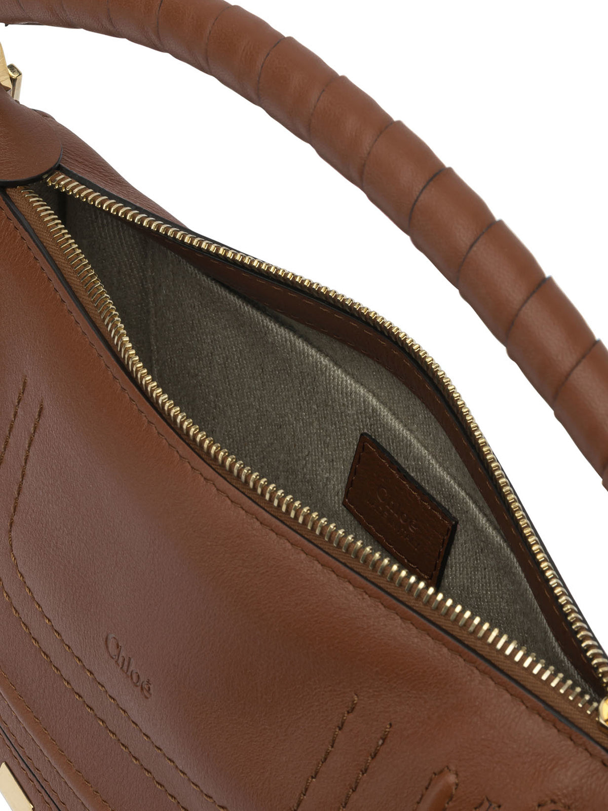 Chloé Small "Marcie" shoulder bag - Brown
