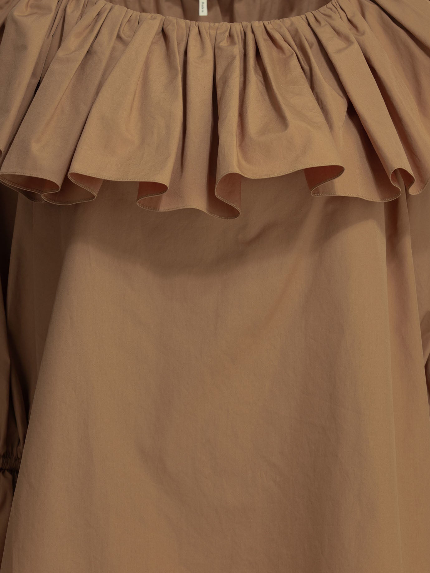 Chloé Casual top with ruffles - Brown