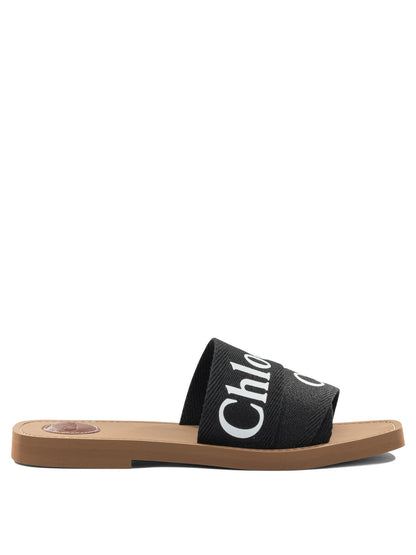 Chloé "Woody" Slides - Black