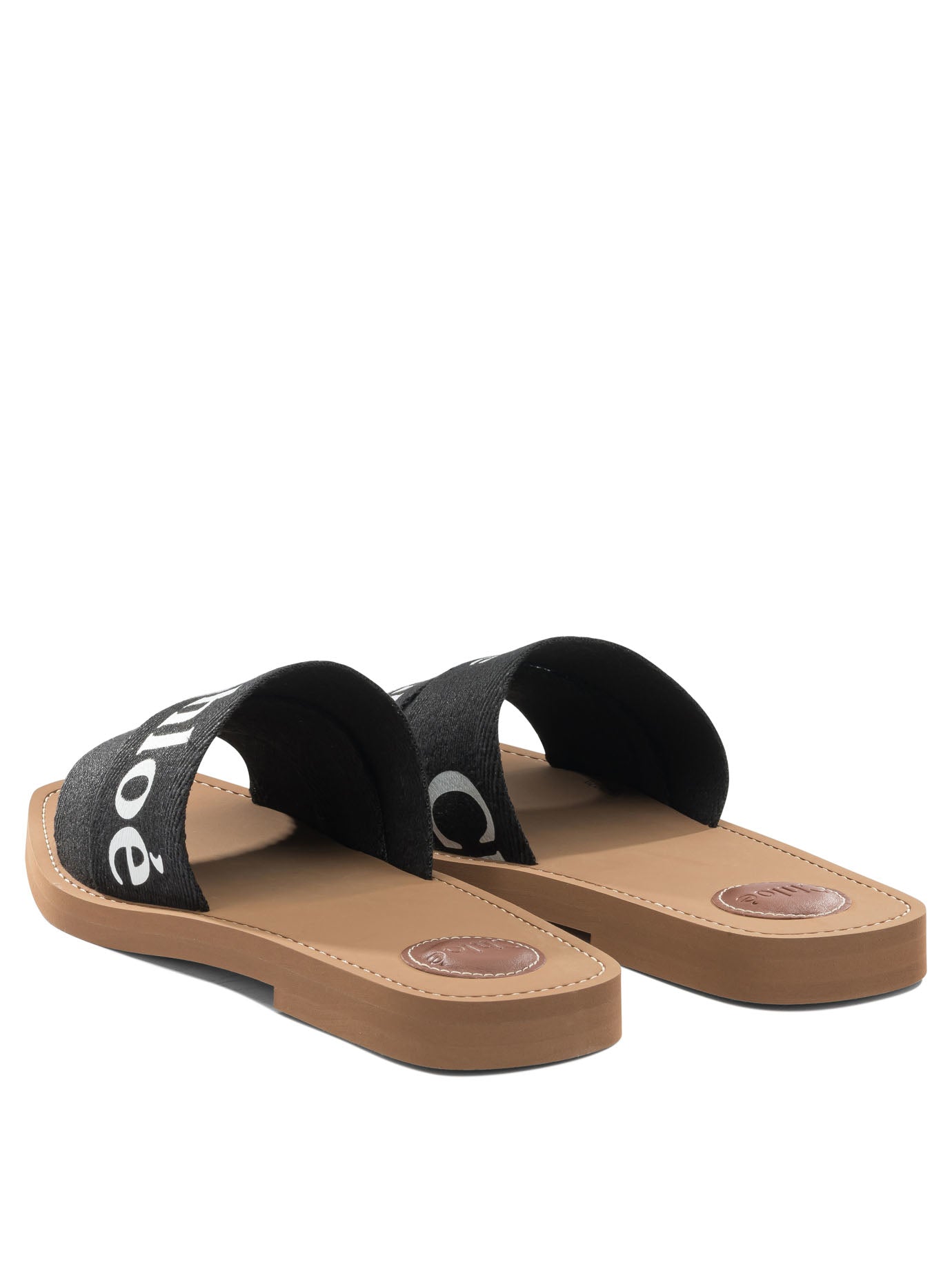 Chloé "Woody" Slides - Black