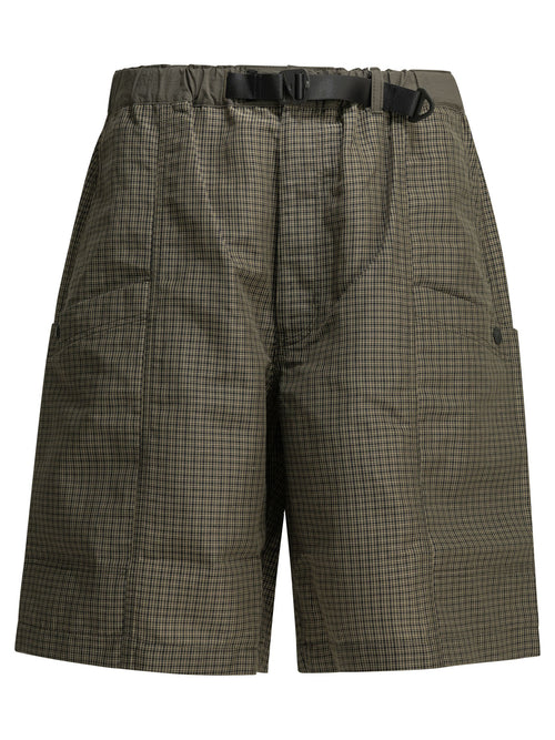 Comme Des GarçOns Homme Plaid cargo shorts - Brown