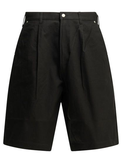 Comme Des GarçOns Homme Formal cotton shorts - Black