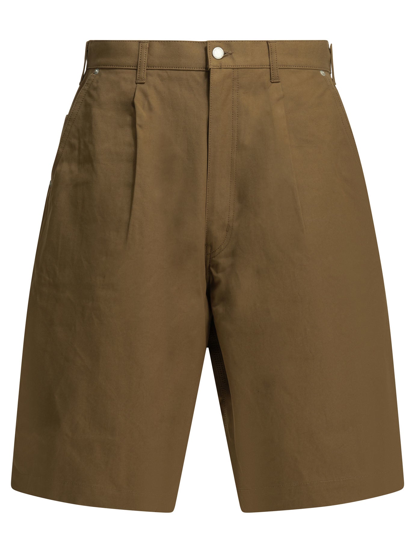 Comme Des GarçOns Homme Formal cotton shorts - Brown