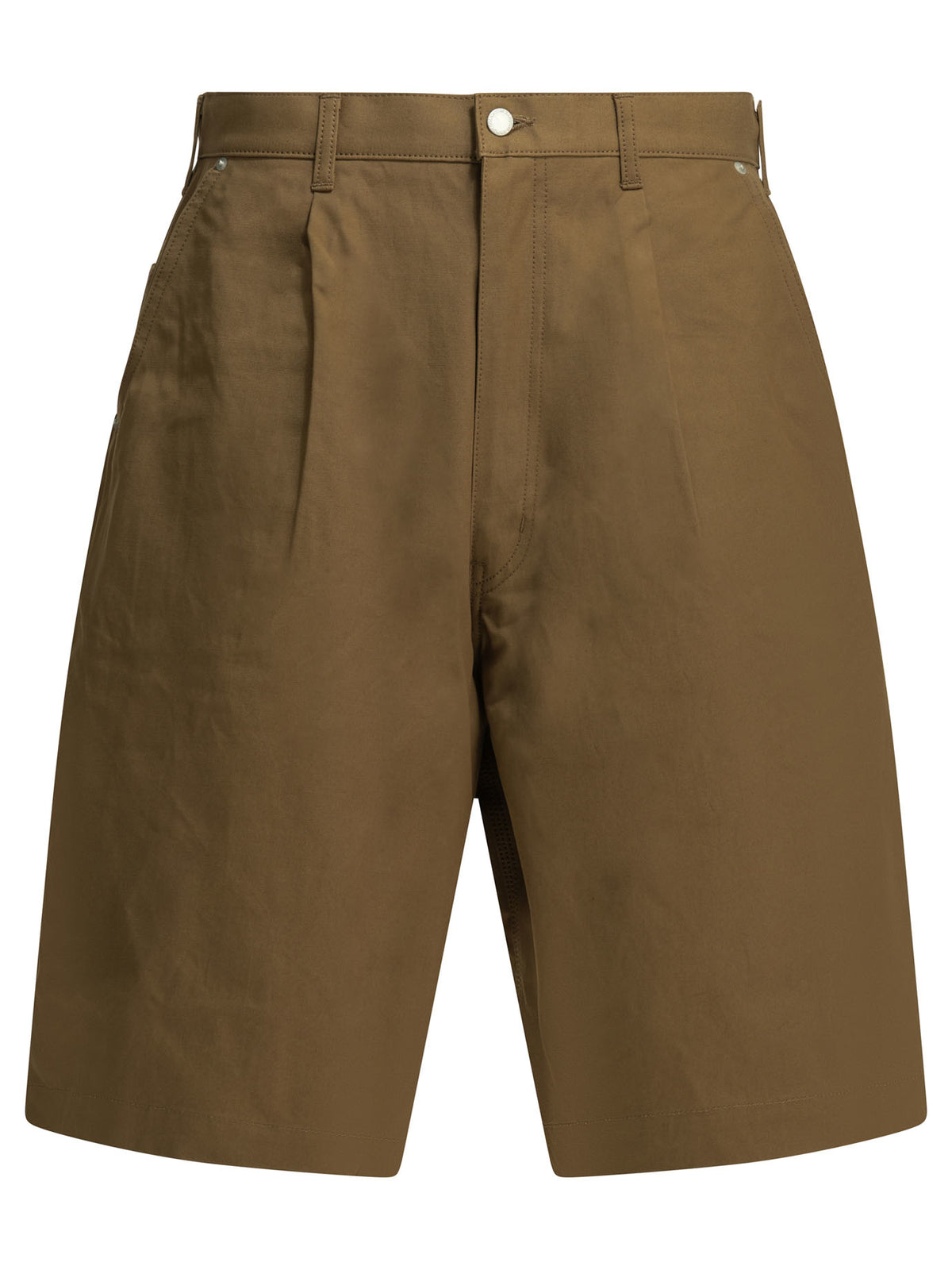 Comme Des GarçOns Homme Formal cotton shorts - Brown