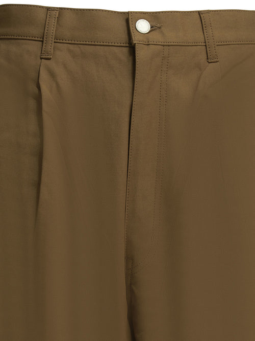 Comme Des GarçOns Homme Formal cotton shorts - Brown