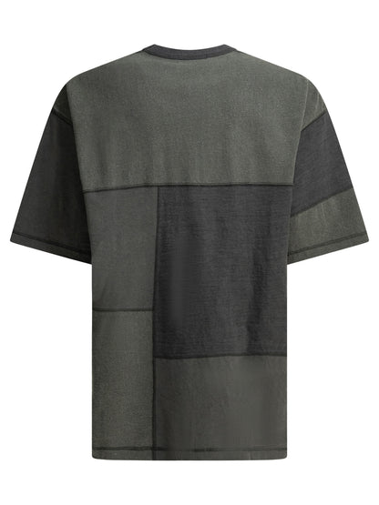 Comme Des GarçOns Homme Patchwork crewneck t-shirt - Black