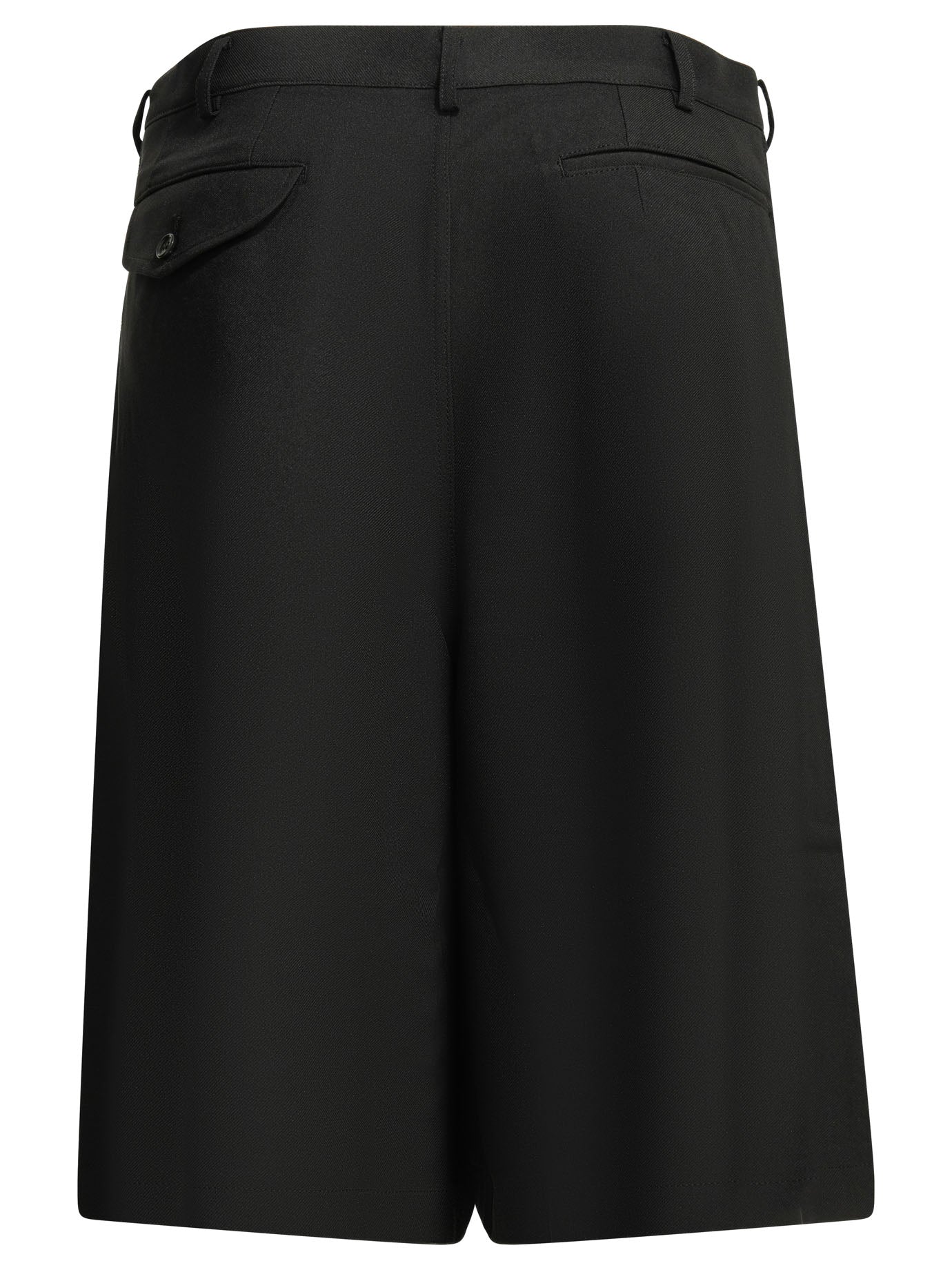 Comme Des GarçOns Shirt Cargo shorts with zipper detail - Black