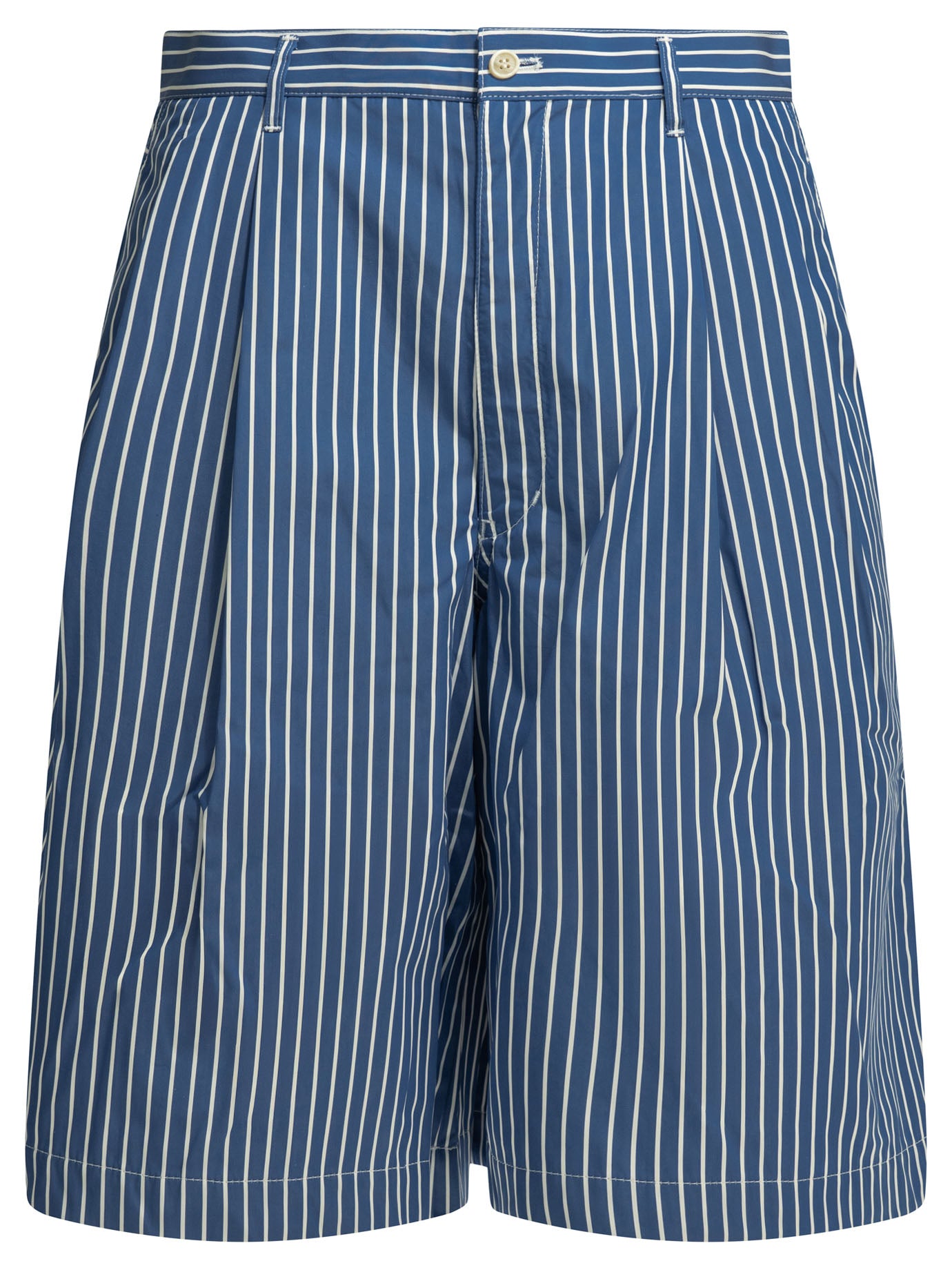 Comme Des GarçOns Shirt Formal striped shorts - Blue