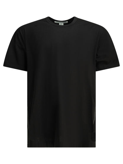 Comme des Garçons SHIRT Crew-neck T-shirt with zipper detail - Black
