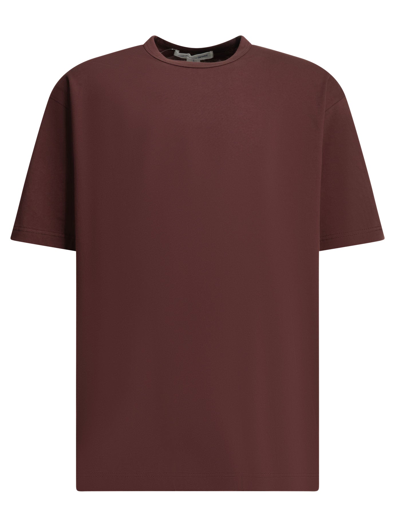 Comme Des GarçOns Shirt Crew-neck T-shirt with reverse logo - Bordeaux