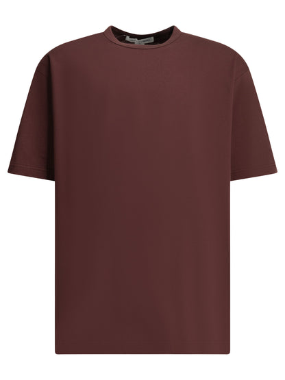 Comme Des GarçOns Shirt Crew-neck T-shirt with reverse logo - Bordeaux