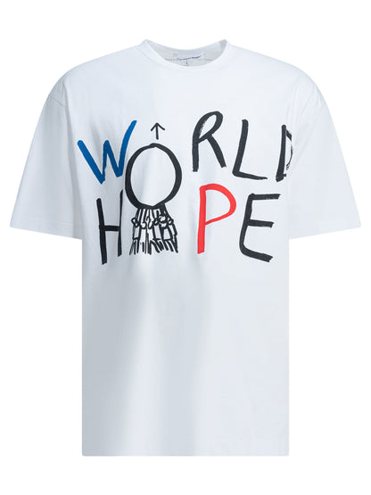 Comme Des GarçOns Shirt Crew-neck T-shirt with print - White