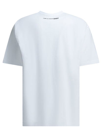 Comme Des GarçOns Shirt Crew-neck T-shirt with print - White