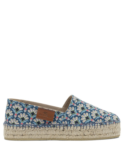 Etro Cotton espadrilles - Blue