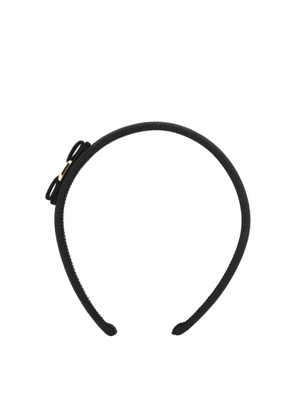Ferragamo "Vara" headband with bow - Black