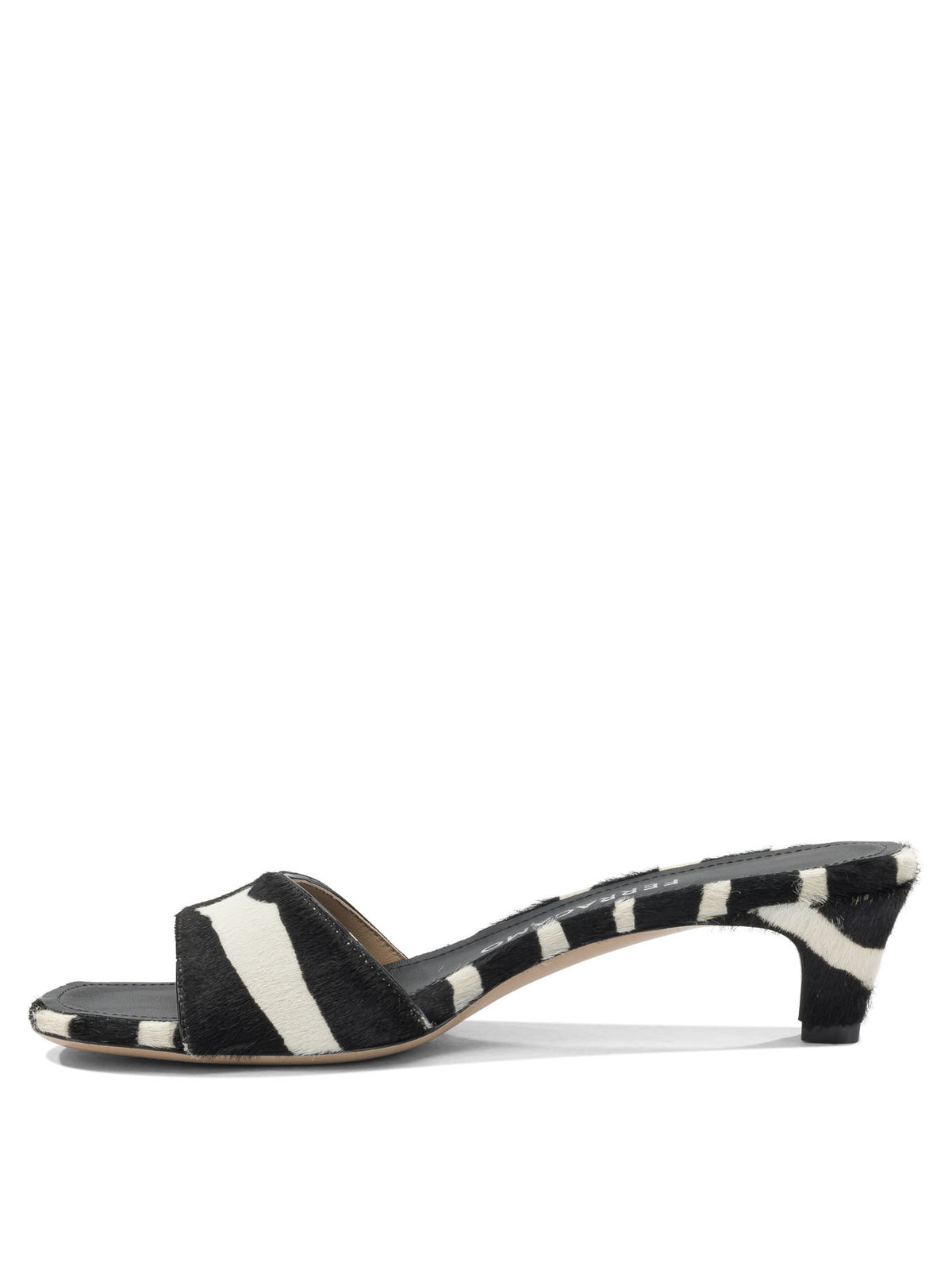 Ferragamo 40mm pony skin sandals - Black