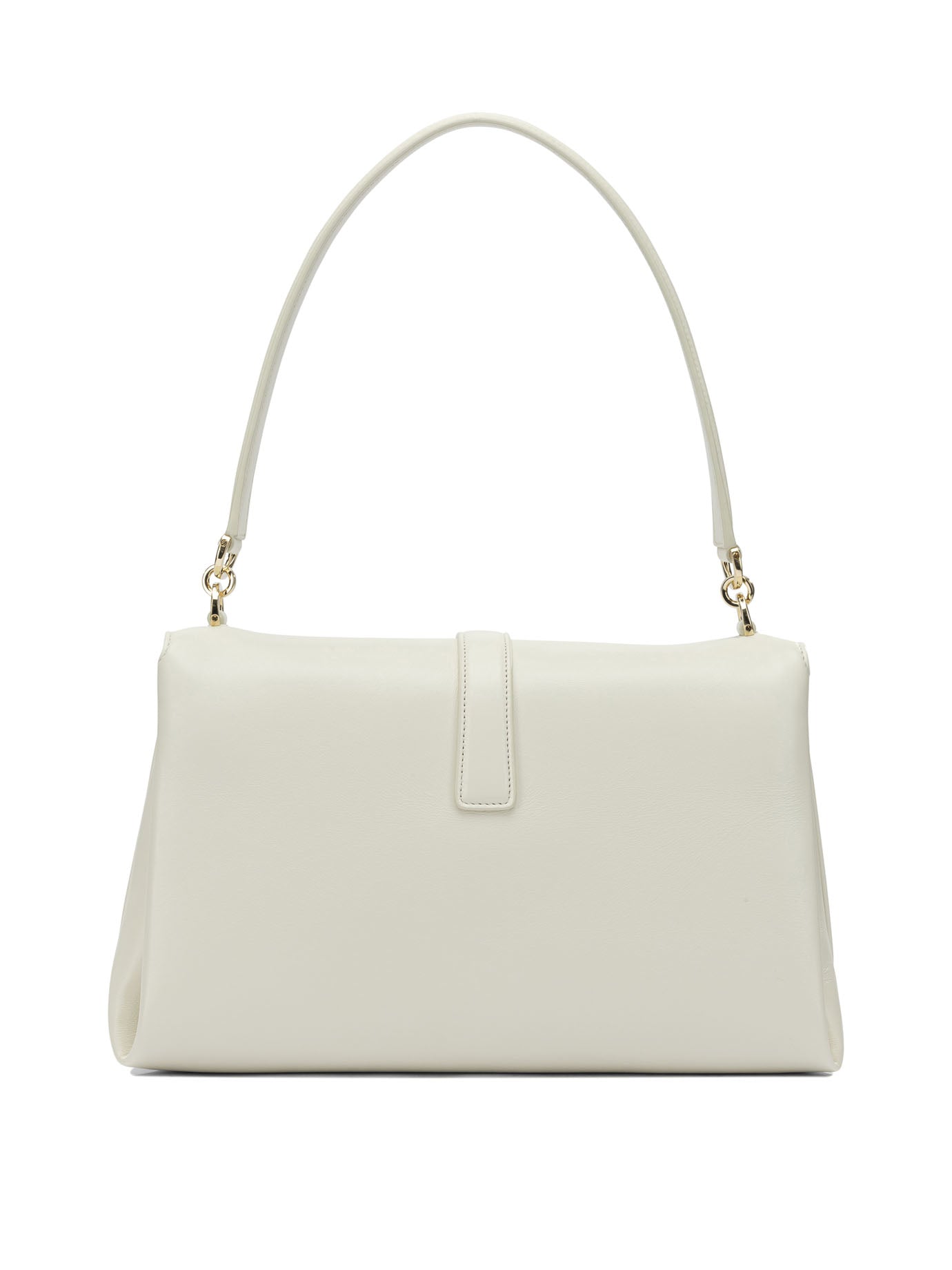 Ferragamo Leather shoulder bag with flap - White