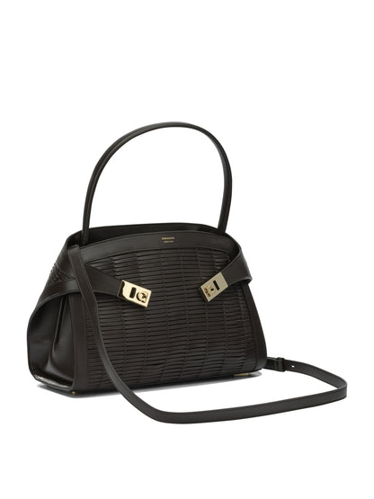 Ferragamo Medium "Hug Soft" Hand Bag - Brown