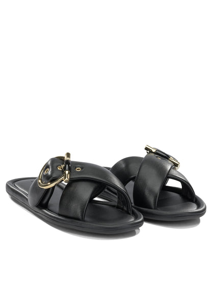 Ferragamo "Elyzia" Slide - Black