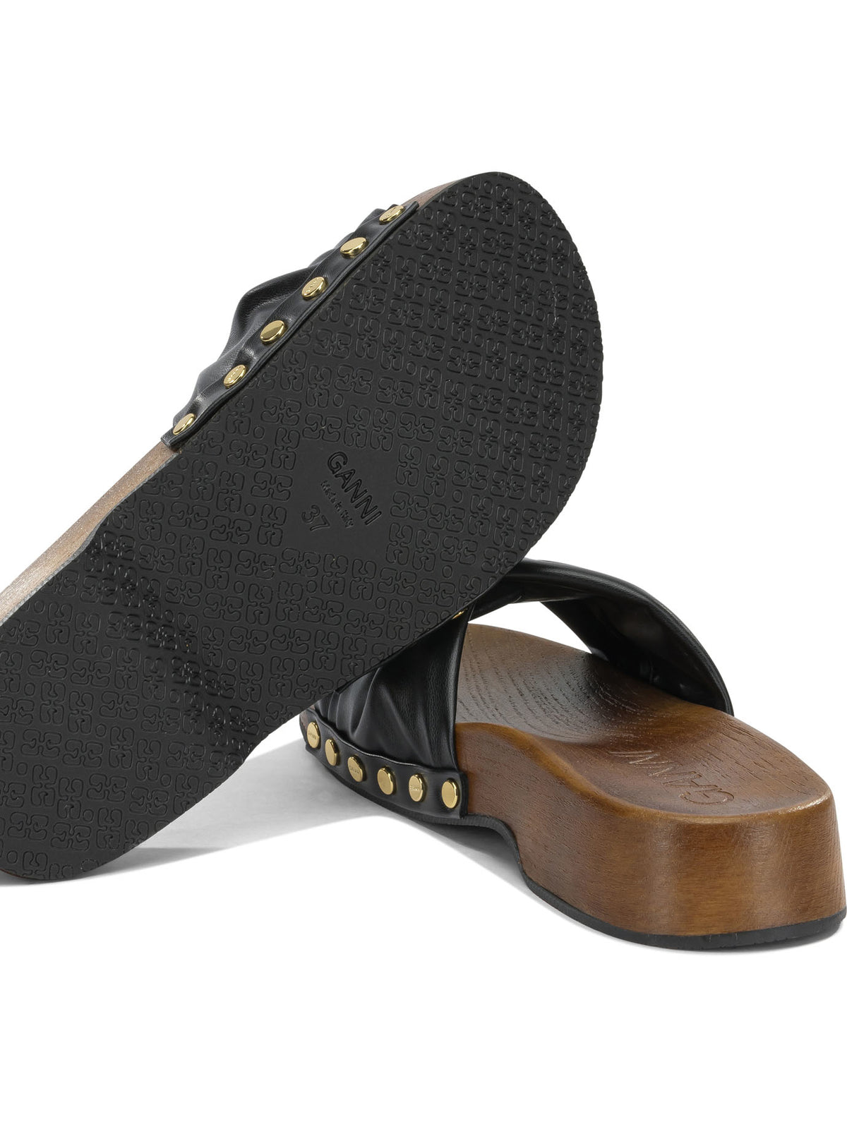 Ganni "Tia Fairy" Slide - Black
