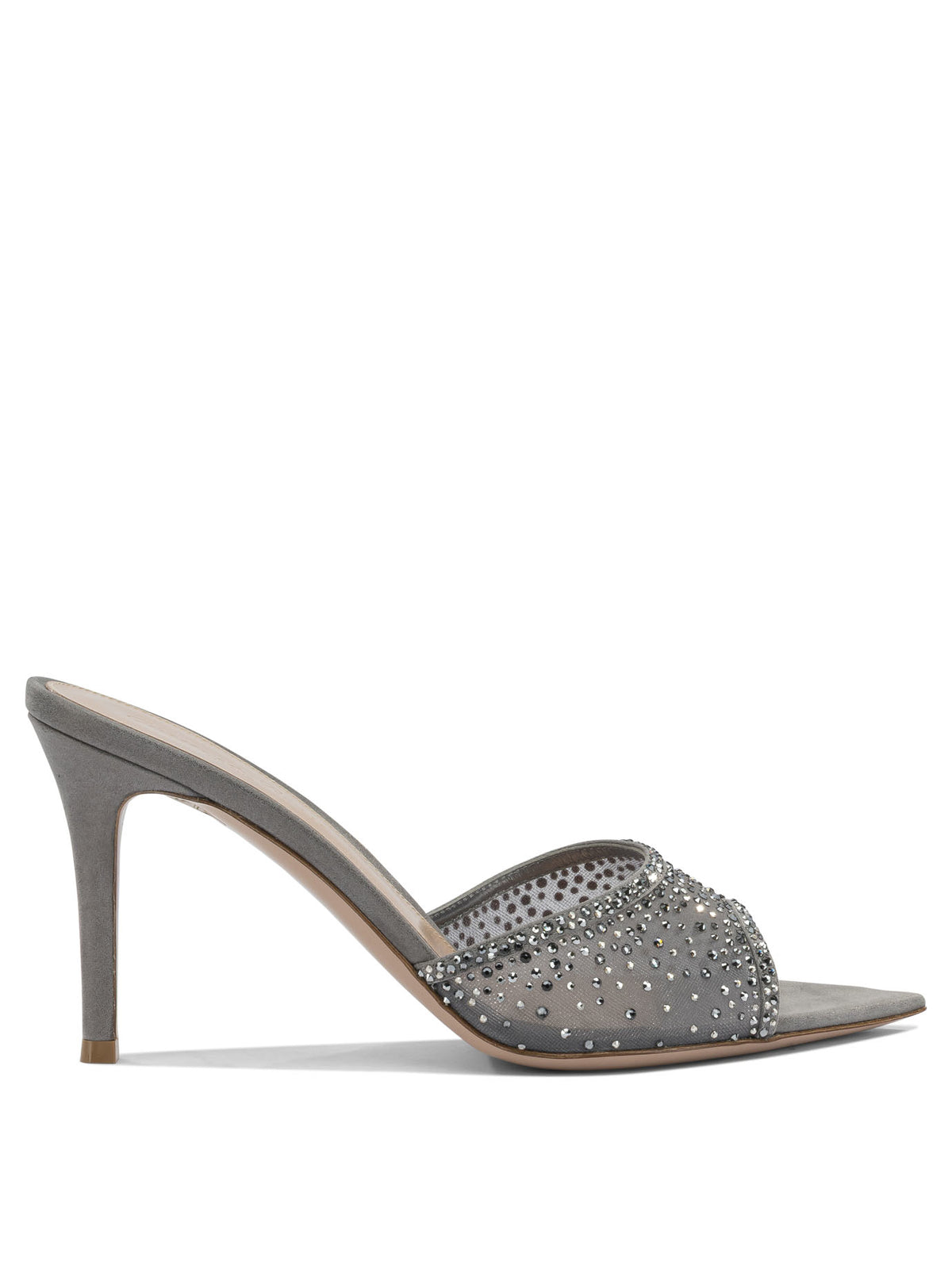 Gianvito Rossi "Rania Mule 85 mm" Mules - Grey