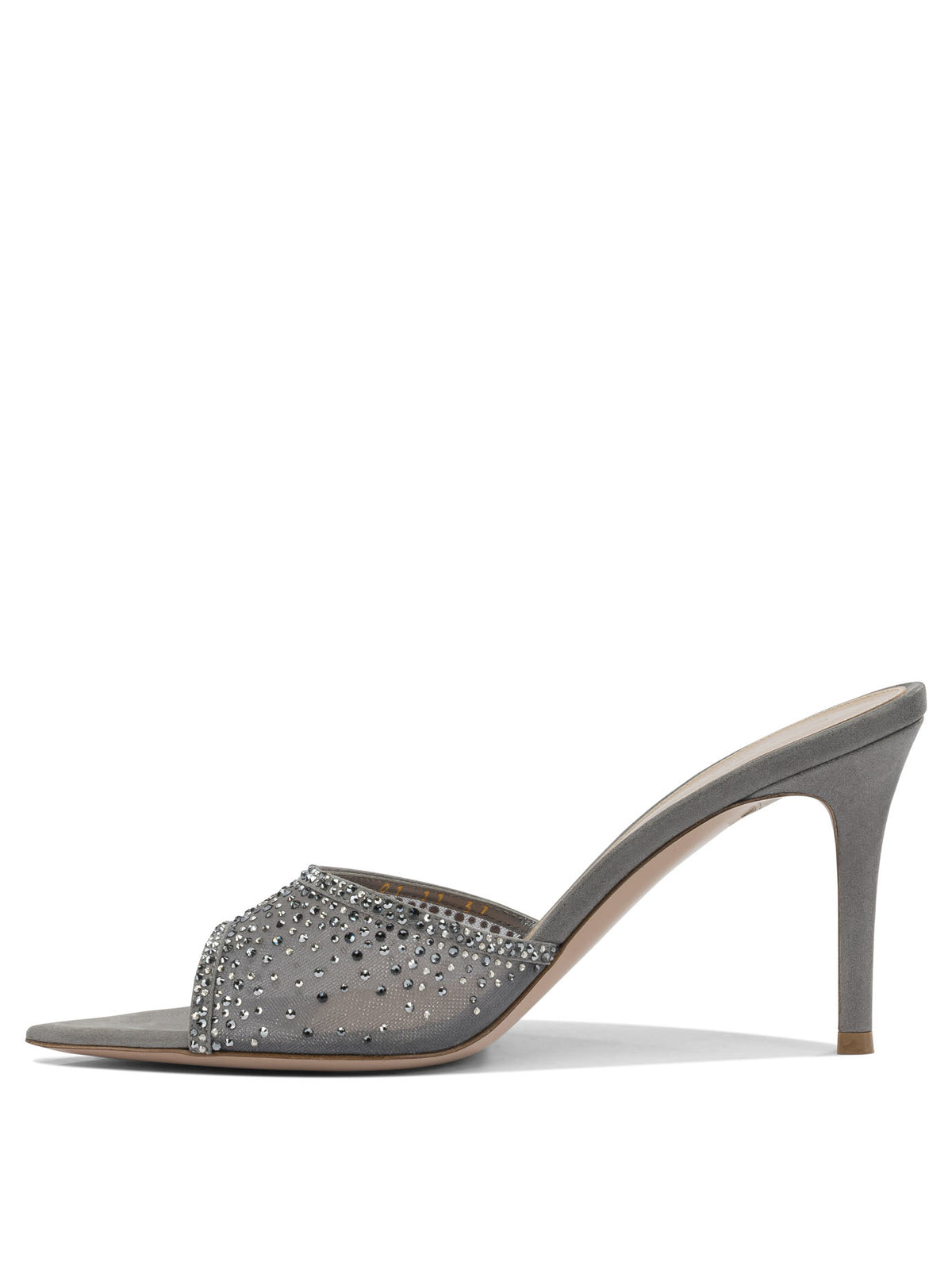 Gianvito Rossi "Rania Mule 85 mm" Mules - Grey