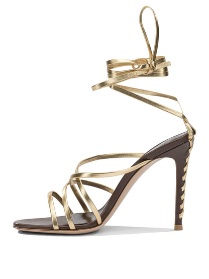 Gianvito Rossi Heeled sandals - Gold