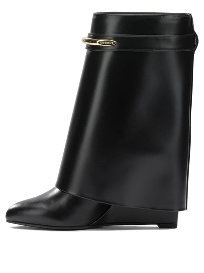 Givenchy "Shark Pinch 90mm" Ankle Boots - Black