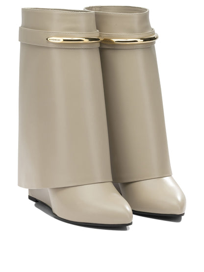 Givenchy "Shark Pinch" Ankle Boots - Beige