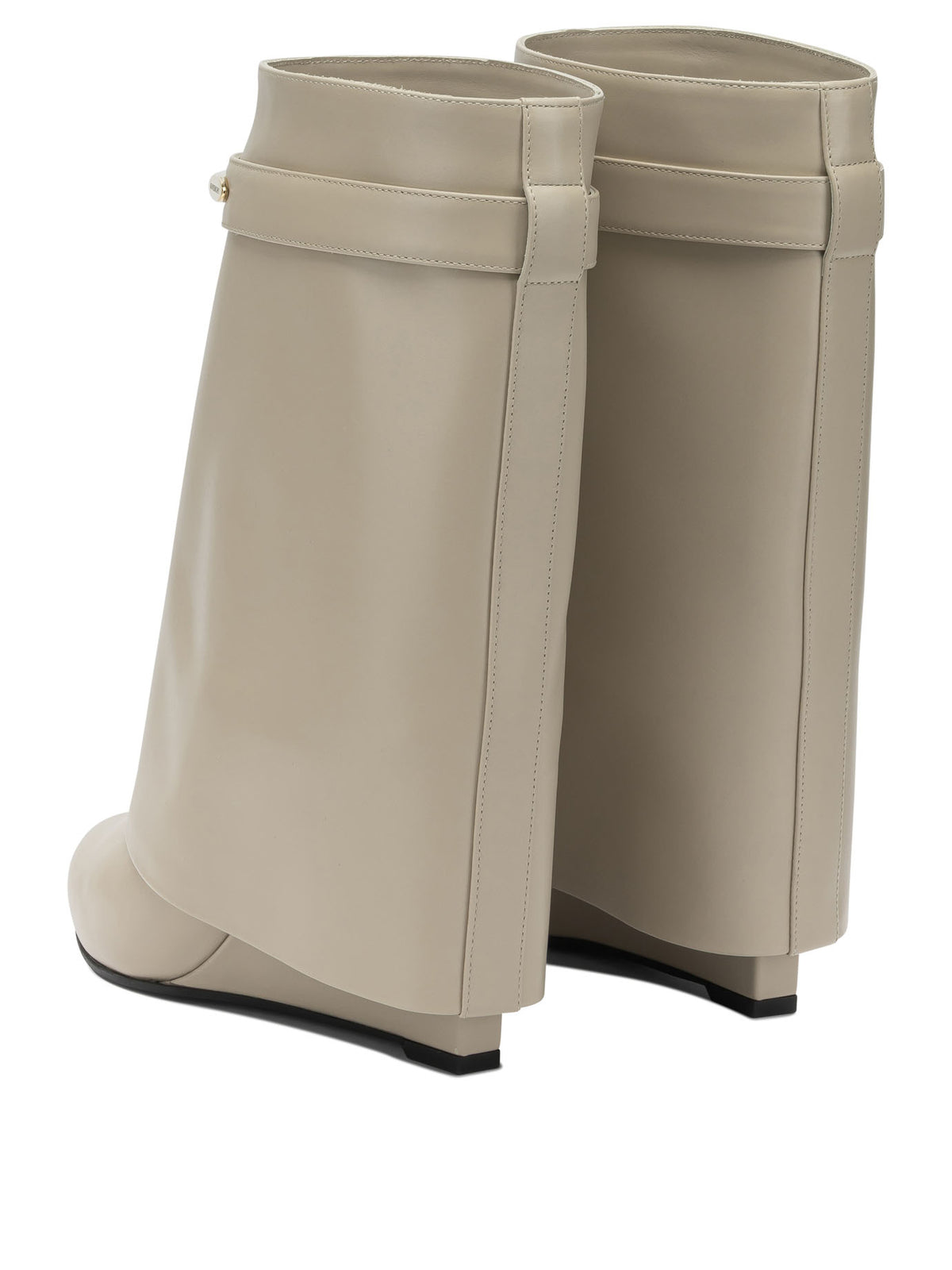 Givenchy "Shark Pinch" Ankle Boots - Beige