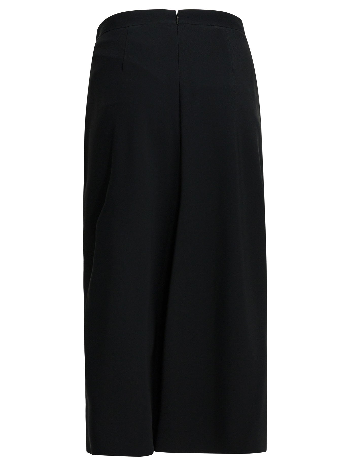 Givenchy Draped crepe cady midi skirt - Black