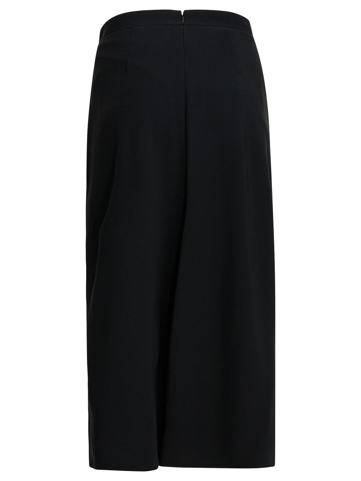 Givenchy Draped crepe cady midi skirt - Black