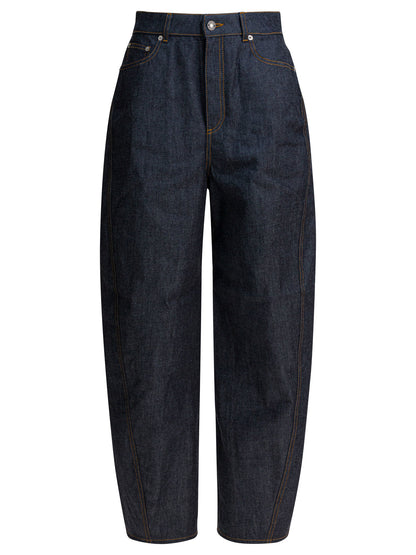 Givenchy "Raw Cocoon" Jeans - Blue