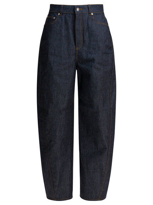 Givenchy "Raw Cocoon" Jeans - Blue
