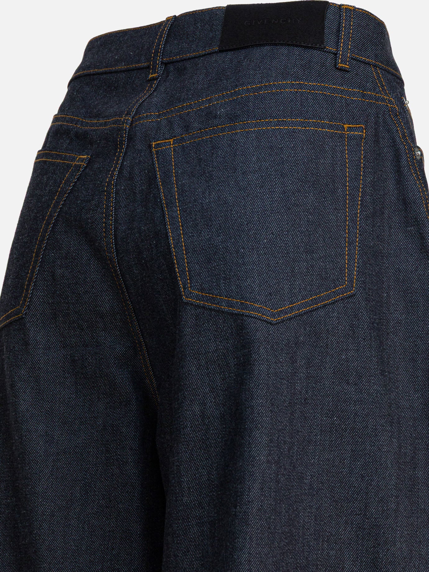 Givenchy "Raw Cocoon" Jeans - Blue
